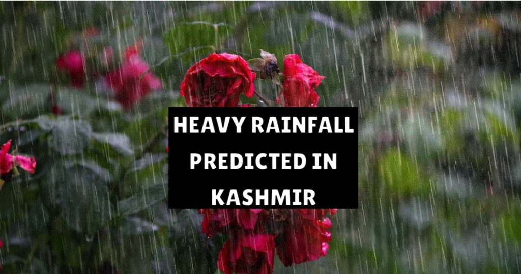 J&K: MeT: September 2-3 is predicted to have significant rainfall and flash floods.